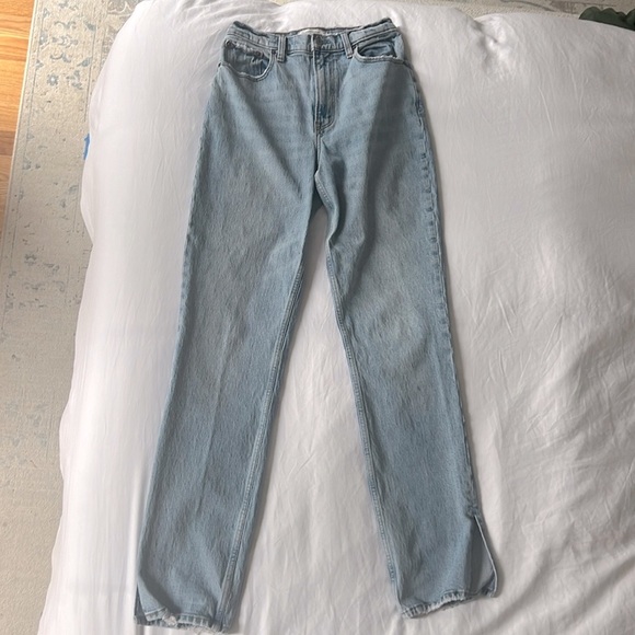 Abercrombie 90s straight jeans with slit - Picture 3 of 6